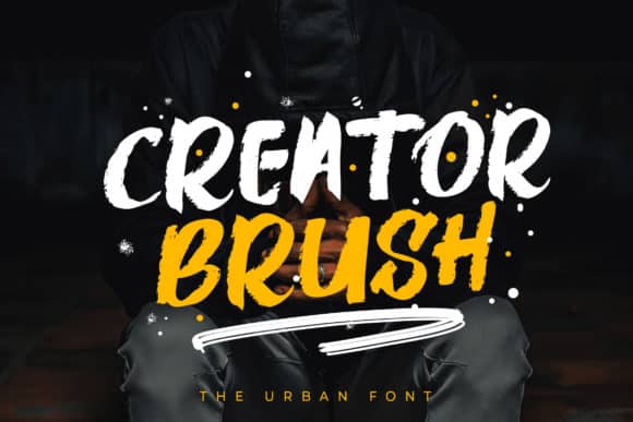 Creator Brush Font2