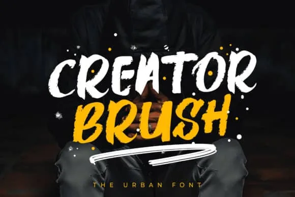 Creator Brush Font2