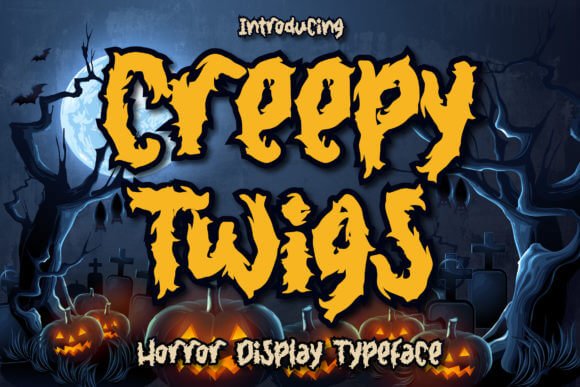 Creepy Twigs Font