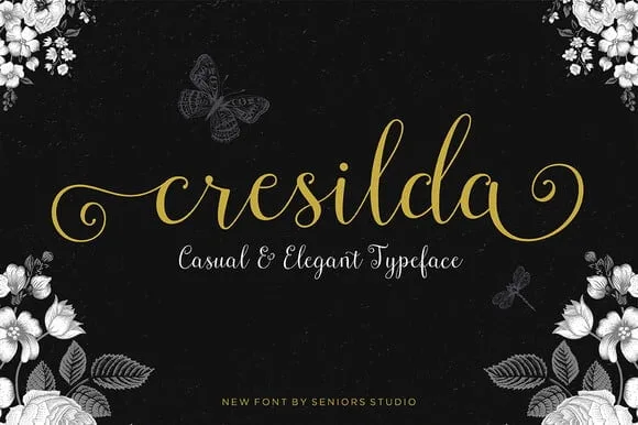 Cresilda Script Font