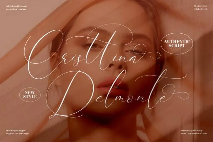 Cristtina Delmonte – Beautiful Script Font