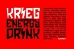 Critrace - Energetic Display Font