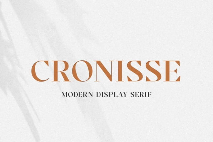 Cronisse - Modern Display Serif Font