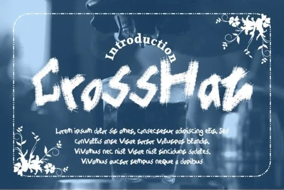 Cross Hat Font