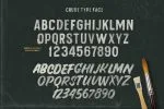 Crude OpenTypeSvg UPDATE Font