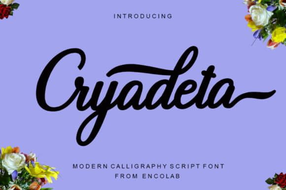 Cryadeta Font