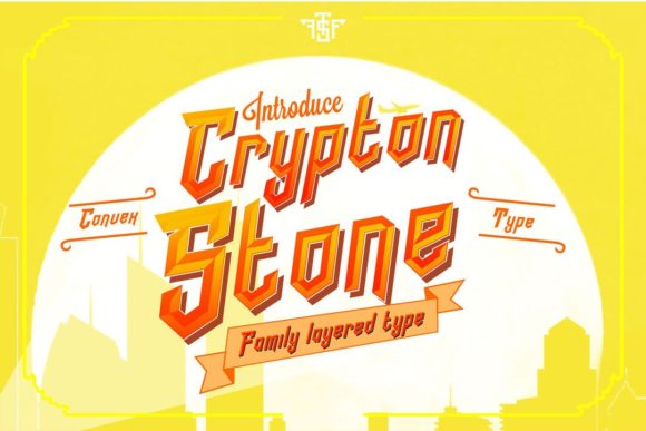Crypton Stone Font