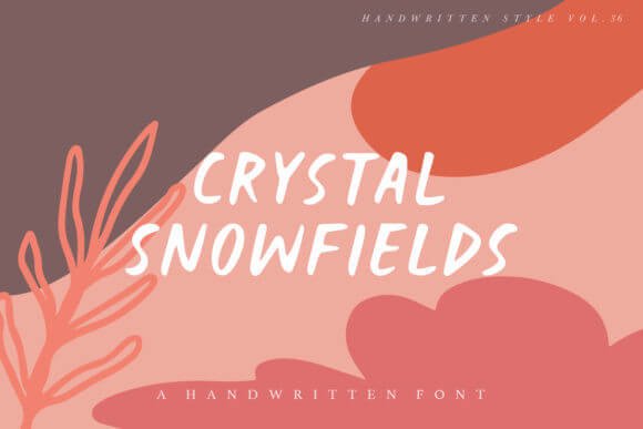Crystal Snowfields Font