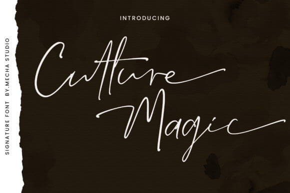 Culture Magic Font