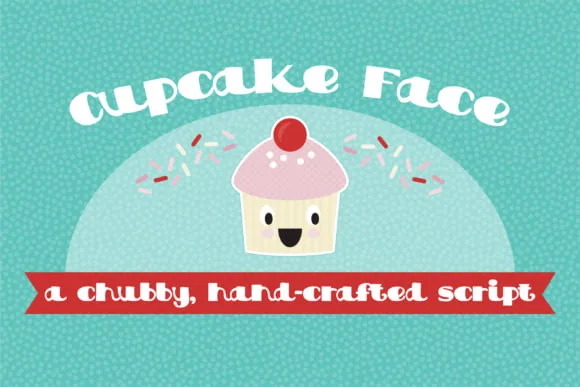 Cupcake Face Font