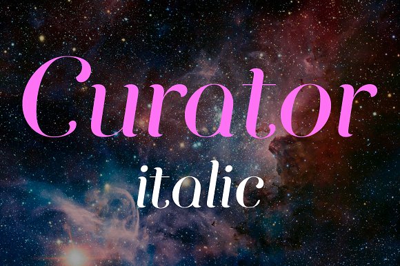 Curator Italic Font