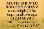 Curling Tail Font