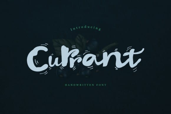Currant Font