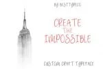 Custom Craft Font