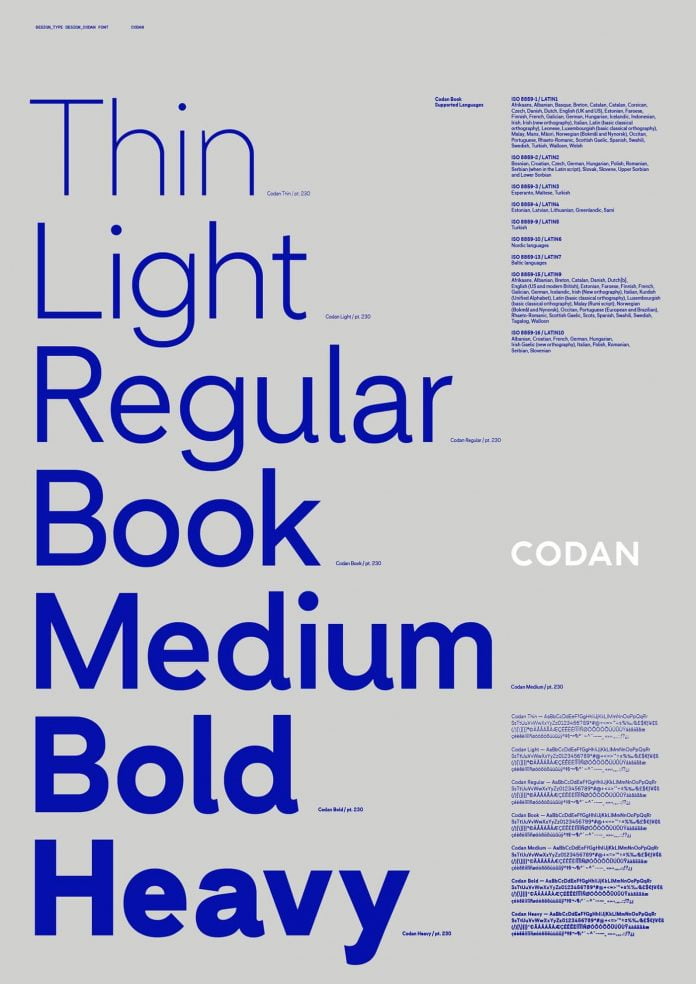 Custom Type - Codan Insurance Font