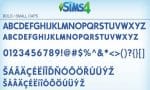 Custom fonts for The Sims Font