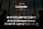 Cute Header Display Font