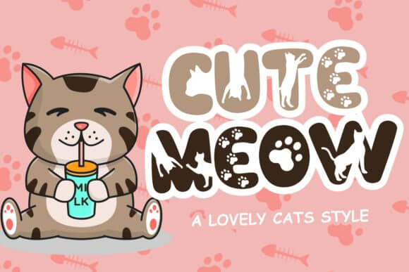 Cute Meow Font