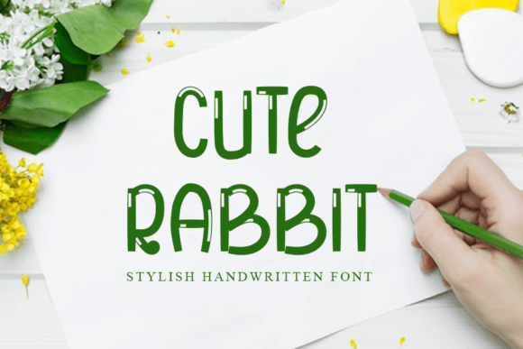 Cute Rabbit Font