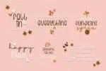 Cuties Autumn Duo Font