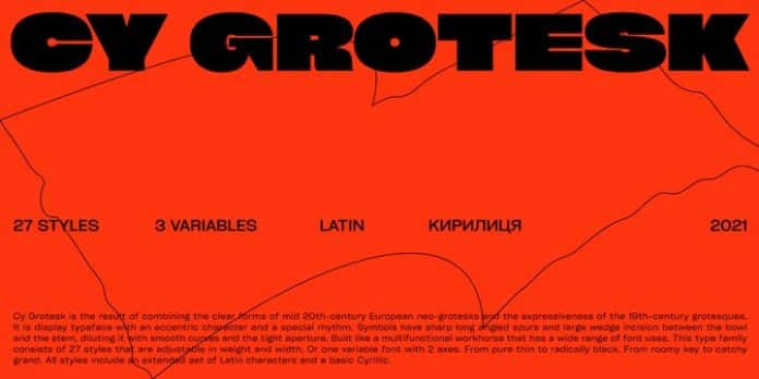 Cy Grotesk Font Family