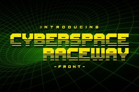 Cyberspace Raceway Font