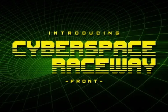 Cyberspace Raceway Font