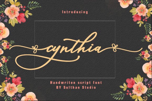 Cynthia Script Font