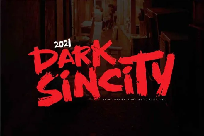 DARKSINCITY - Display Font