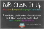 DJB Chalk It Up Font