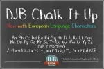 DJB Chalk It Up Font