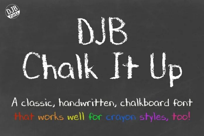 DJB Chalk It Up Font