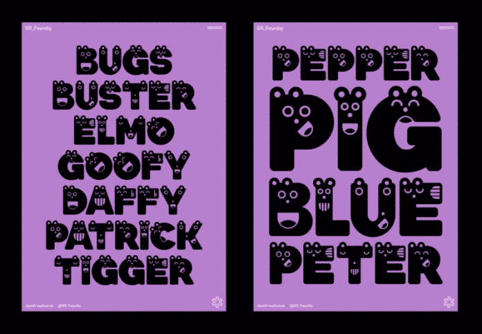 DR Sidekick Display Font
