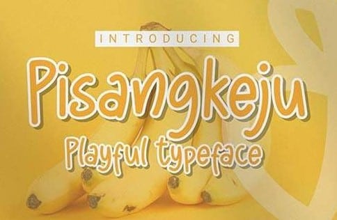 DS Pisangkeju Playful Typeface Font