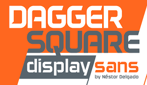 Dagger Square Display Font (2-Weights)