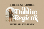 Dahlia Regictik Font