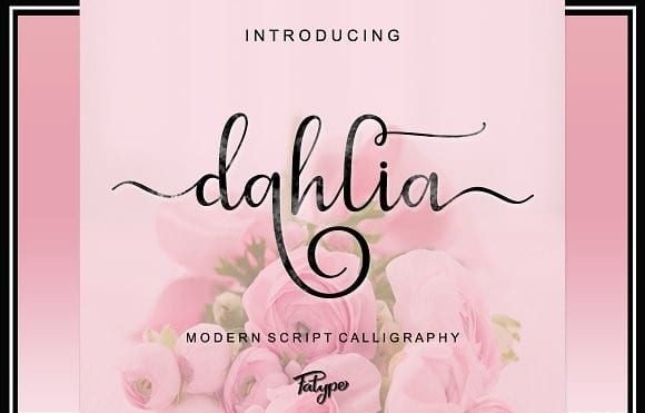 Dahlia Script Font