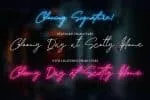 Dakota Magic! Glowing Font