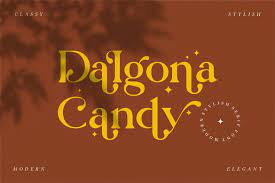 Dalgona Candy Serif Font