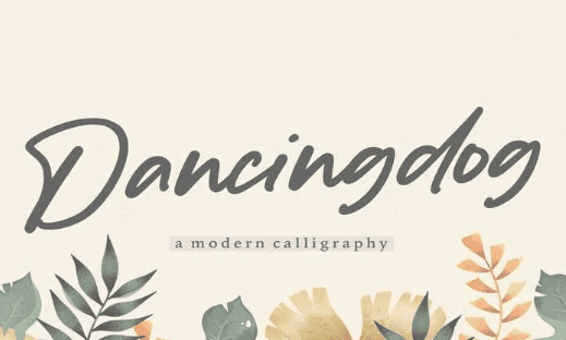 Dancingdog YH - Modern Script Font
