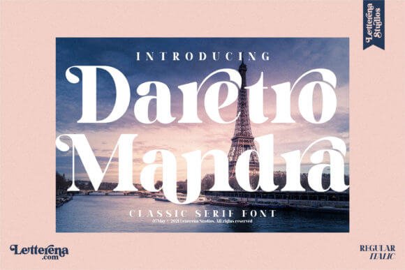 Daretro Mandra Font
