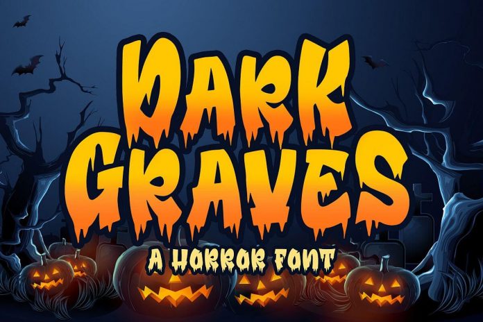 Dark Graves - a Horror Font