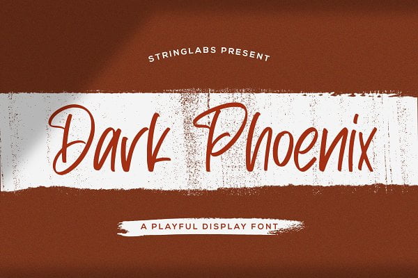 Dark Phoenix - Playful Display Font