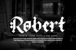 Dark Ruby Blackletter Font