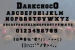 Darkchoco Font