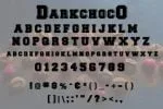 Darkchoco Font