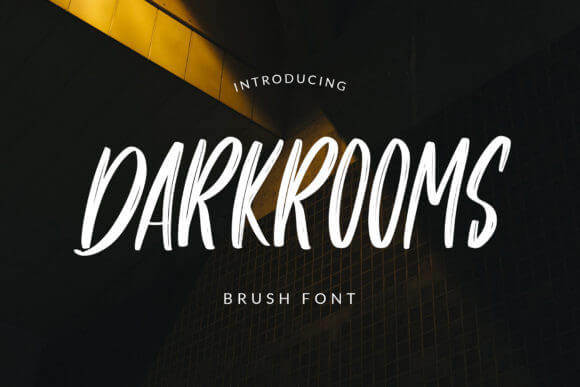 Darkrooms Font