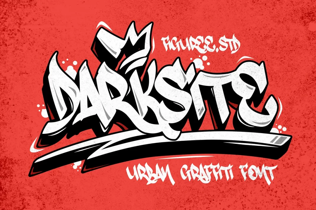 Darksite - Urban Graffiti Font