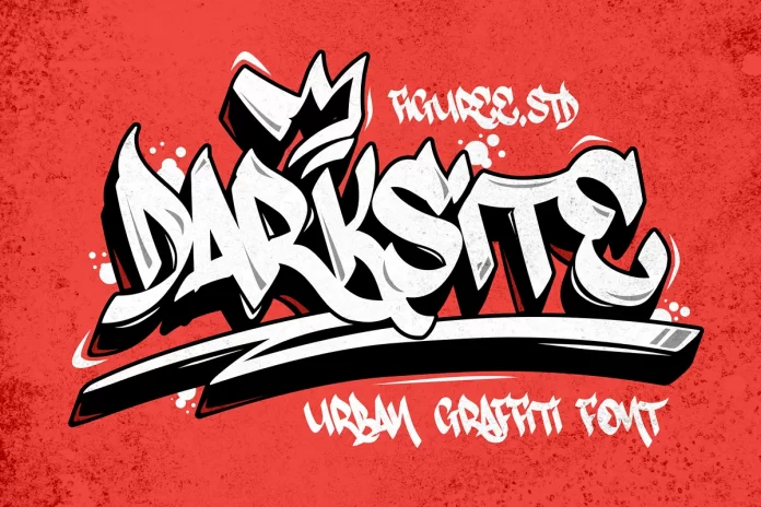 Darksite - Urban Graffiti Font