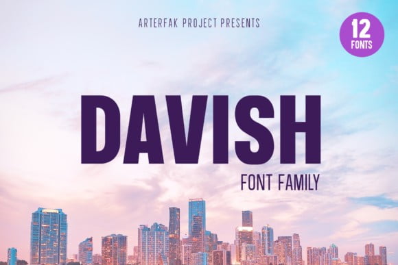 Davish Family Font